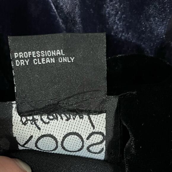 Koos Of Course Vintage Velour Silk Blended Button Down Blouse Top Size 2X - Picture 8 of 9